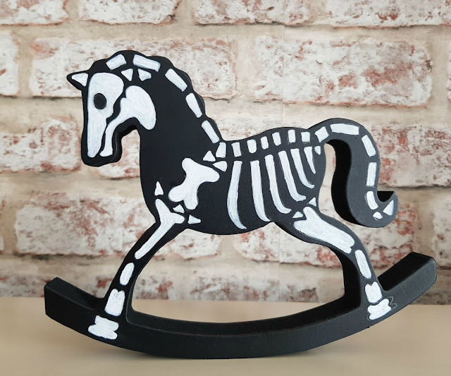 Skeleton Rocking Horse