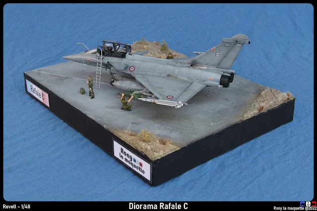 Diorama pour un Rafale C.