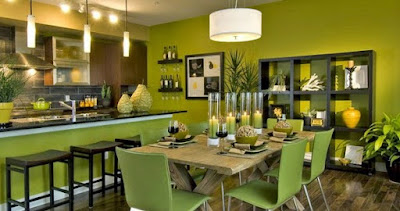 is green a good color for dining room