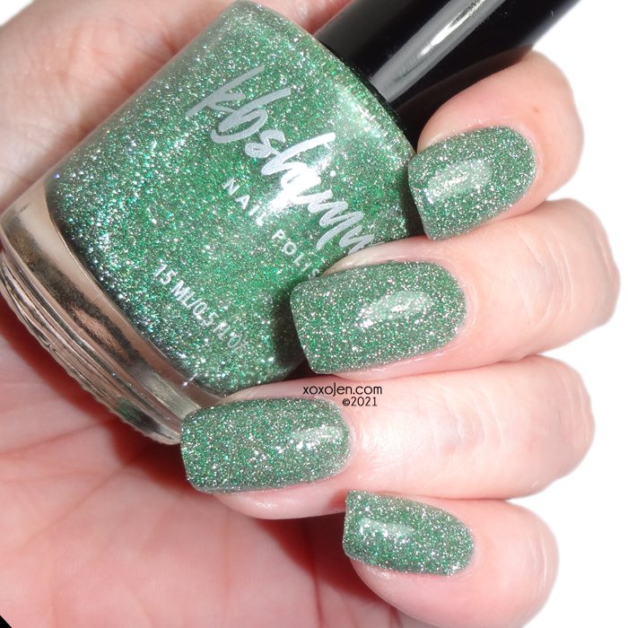 xoxoJen's swatch of KBShimmer Say It Ain't Cilantro