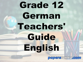 Grade 12 School German Teachers Guide English Medium New Syllabus