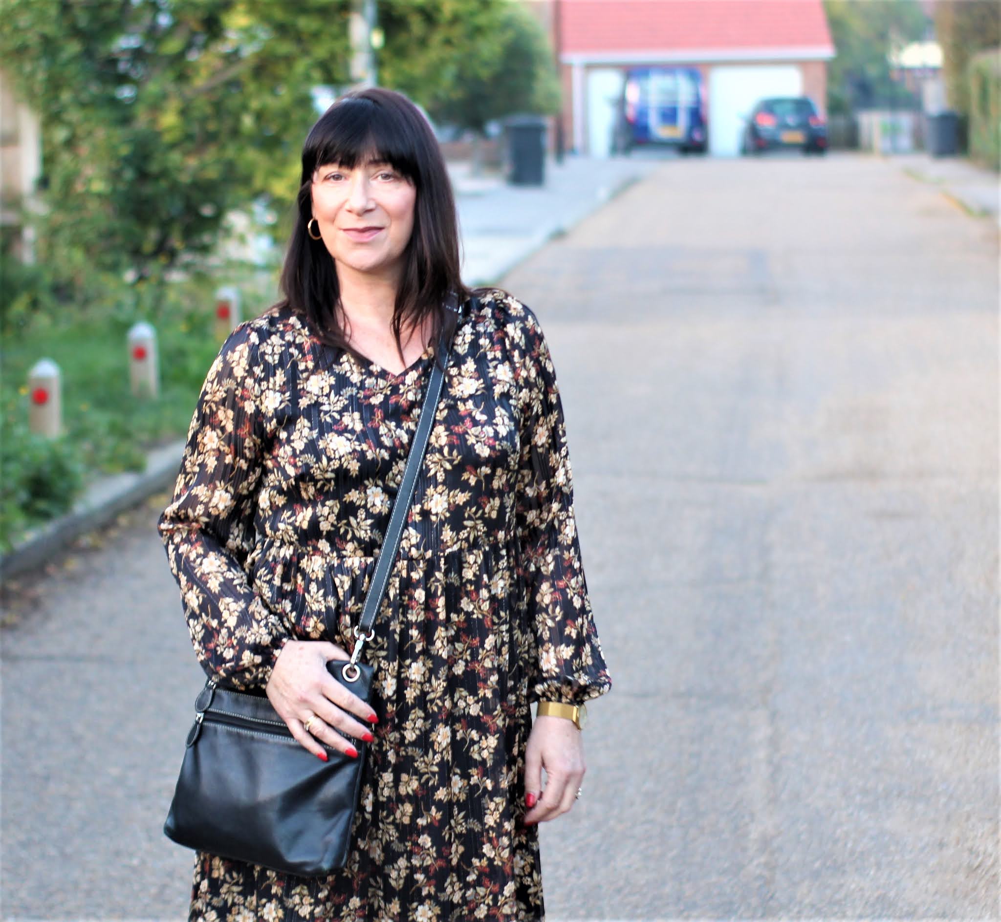 Floral Dress and Moto Jacket & Confident Twosday Linkup - I do