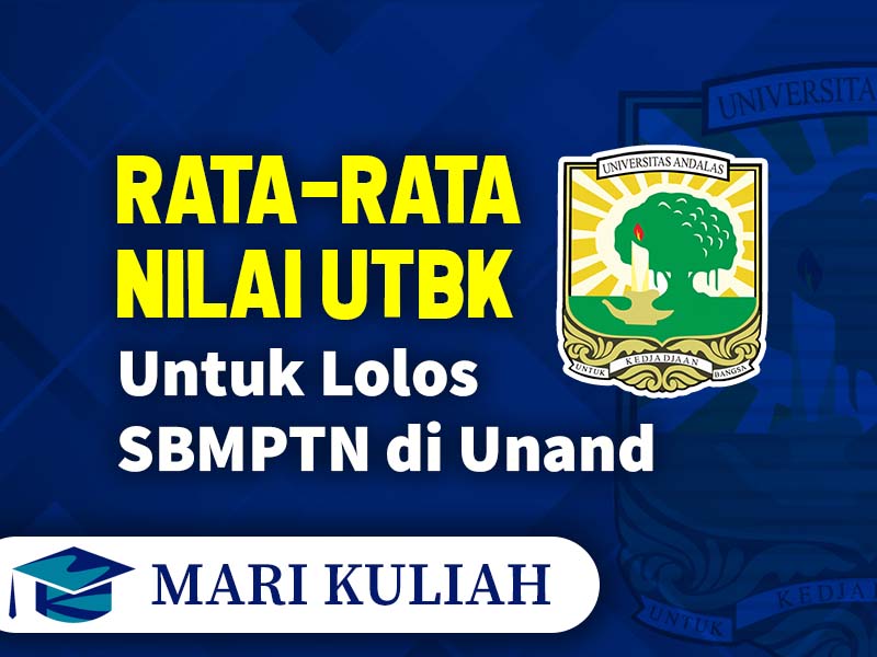 skor utbk unand yang diterima