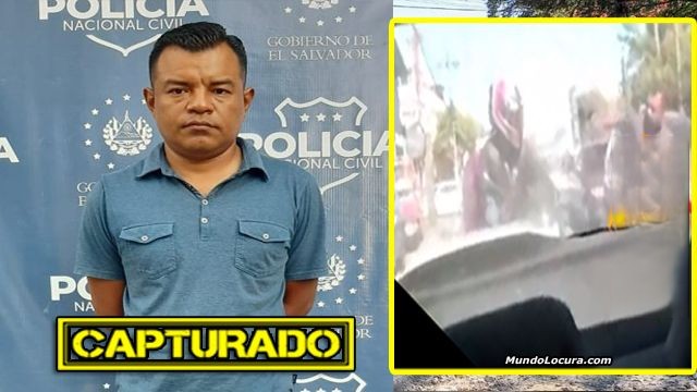 El Salvador: Capturan a conductor que agredió a motociclista sobre la calle antigua a Tonacatepeque