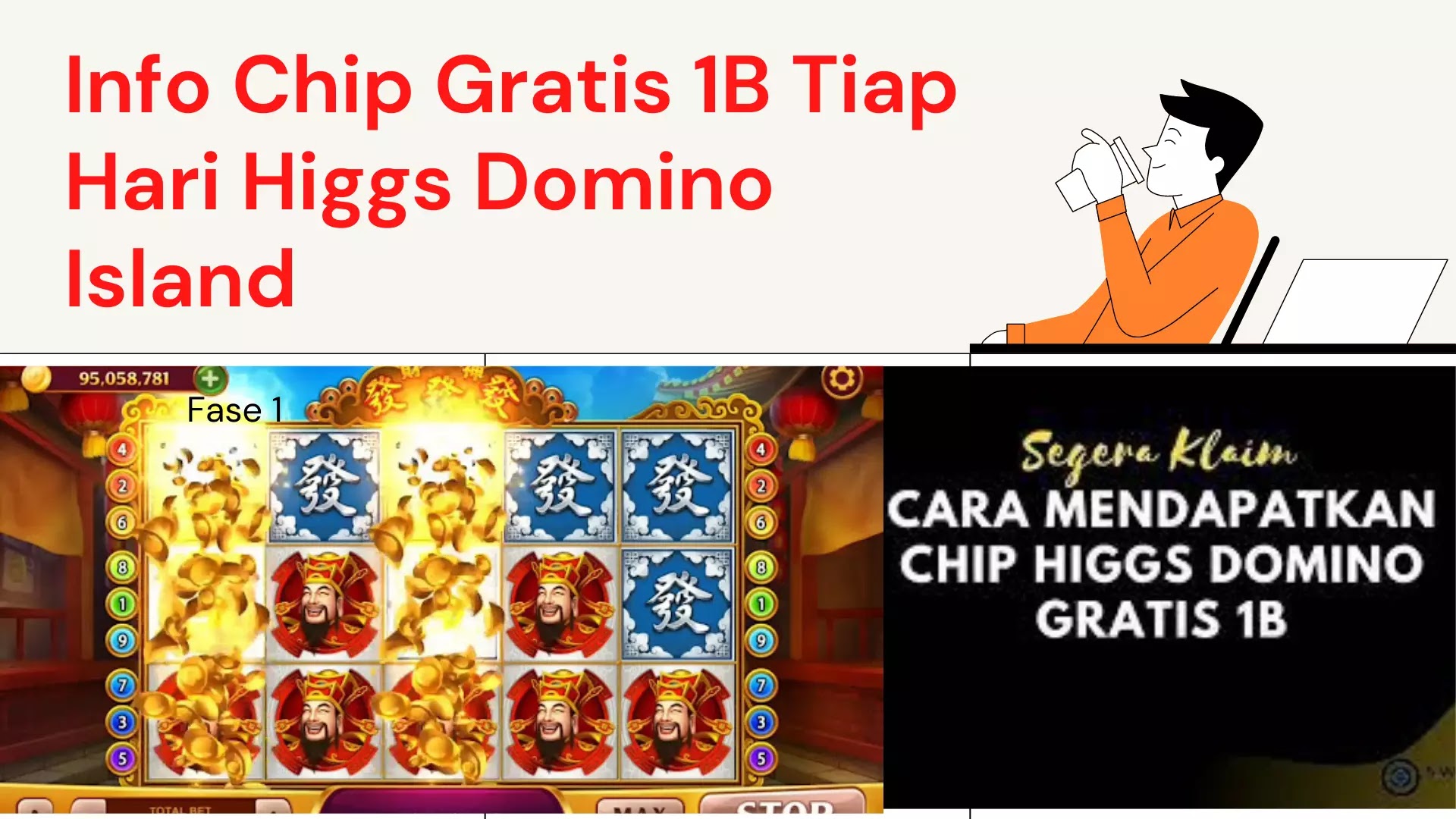 Info Chip Scatter Gratis 1B Tiap Hari Higgs Domino Island Mod