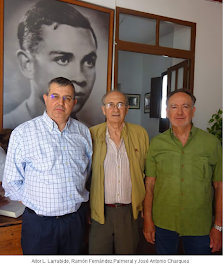 Aitor, Palmeral y Charques en la Casa Museo