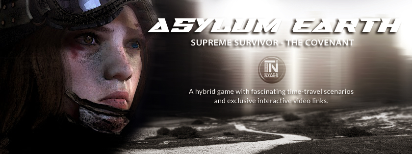 ASYLUM EARTH Supreme Survivor  |  Cyberpunk Tabletop Board Games |  Post Apocalyptic Dystopia