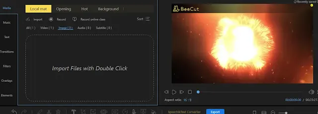 Beecut video editing app