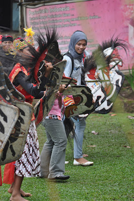 'Jaran eblek' dance at Keji Village, Semarang