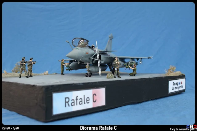 Diorama pour un Rafale C.