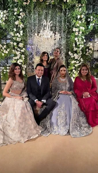 Pakistani Celebrities Beautiful Pictures from Taha Sadaqat reception