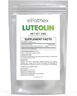 ePothex Pure Luteolin Powder 24 Grams, Brain and Nervous System Support, Promotes Immune Functionality, Anti Inflammatory, Maximum Absorption