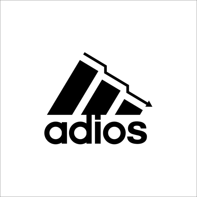 New logo designs for companies that are leaving Russia - Adidas