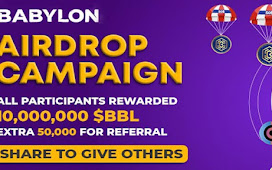 Babylon Airdrop 100000 $BBL Coin worth $10 USD Free