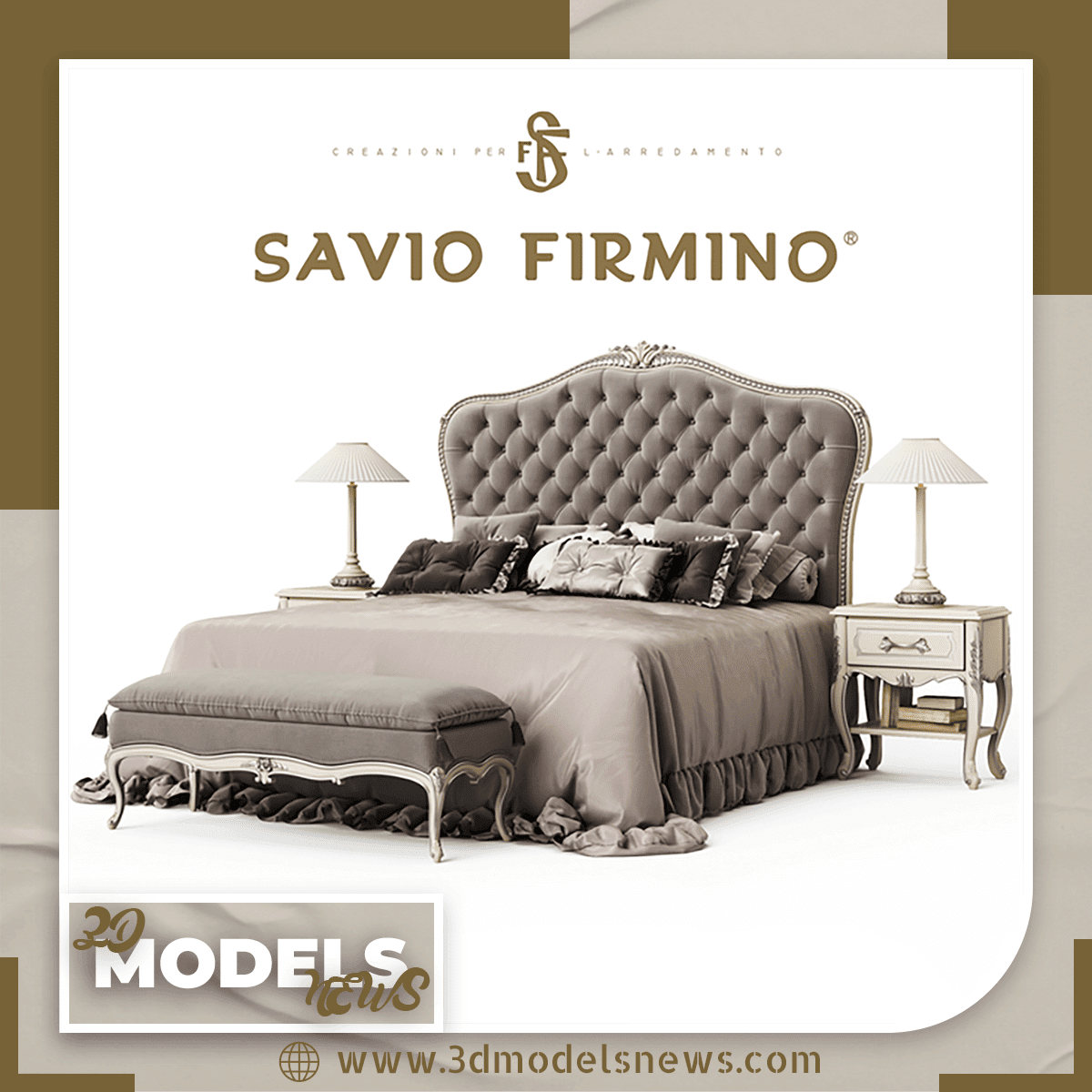 Bed Model Savio Firmino 3141