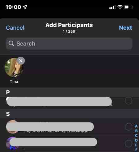 كيفية إضافة شخص ما في مجموعة WhatsApp