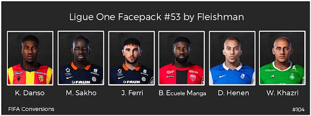 Ligue 1 Facepack #53 For eFootball PES 2021