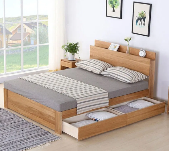 Các mẫu giường ngủ đẹp bằng gỗ