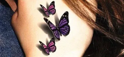 3d Butterfly Back Tattoo Best Tattoo Design Ideas