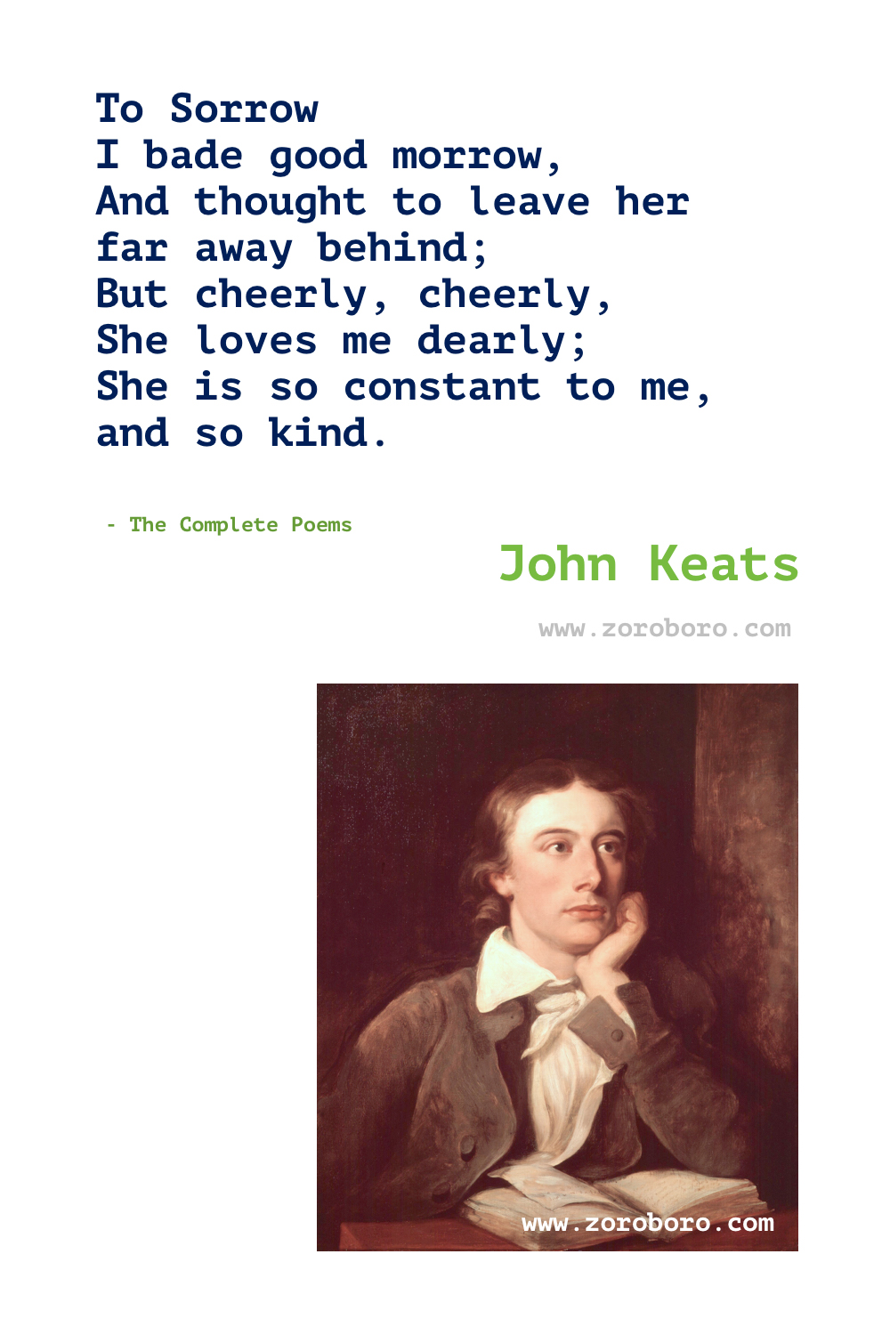 John Keats Quotes. John Keats Poems. John Keats Poetry. John Keats Writing Books Quotes. Poems of John Keats on Love, Beauty & Death