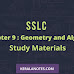 Kerala SSLC Maths Notes Chapter 9 Geometry and Algebra