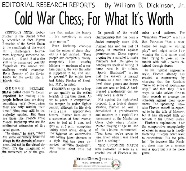 old War Chess; For What It's Worth
