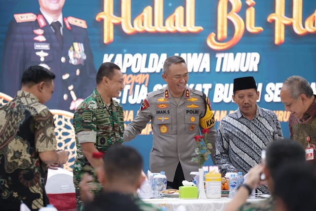 Sambut May Day 1 Mei 2024 Kapolda Jatim Ajak Serikat Buruh Jaga Sitkamtibmas