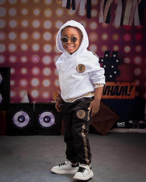Life without you is meaningless- Actress Yvonne Jegede celebrates her son as he clocks 3 years old (photos)
