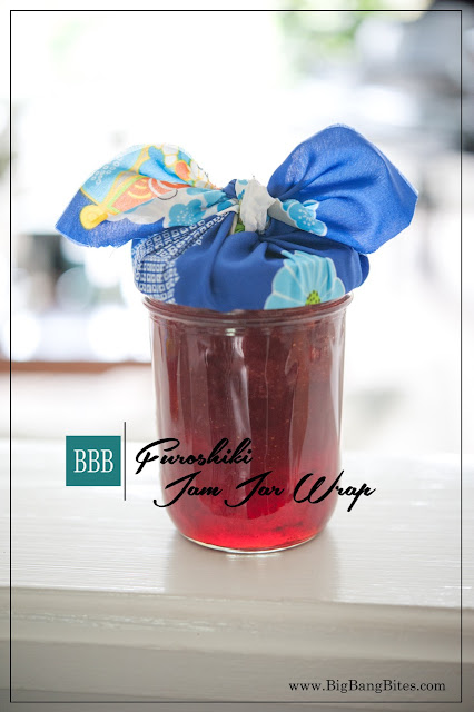 Furoshiki Jam Jar Wrap