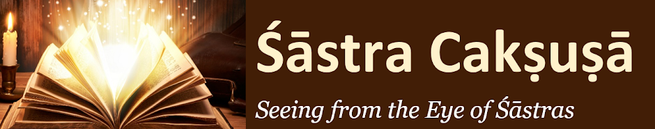 Seeing Through the Eye of Sastra