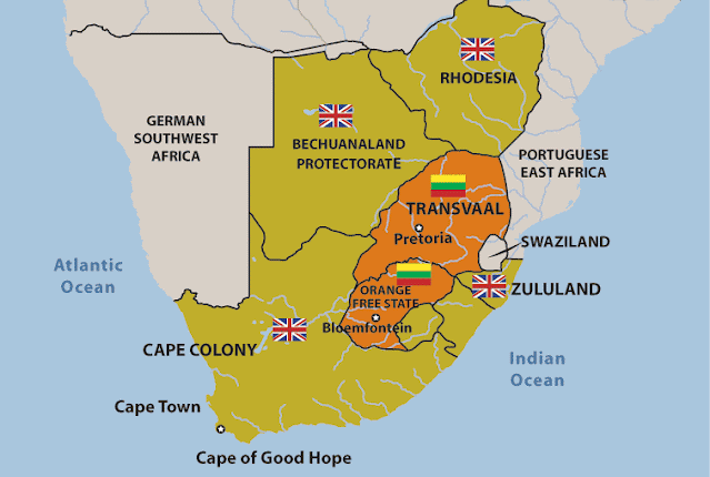 Imperio colonial británico: sudáfrica hasta guerra boer 1889