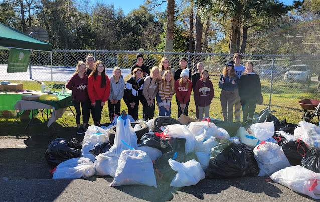 Interact at the 2022 MLK Clean Up Event in West Augustine