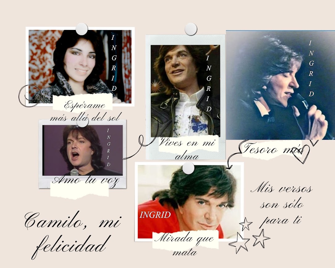 UN COLLAGE QUE HICE CON AMOR PARA MI AMADO CAMILO SESTO