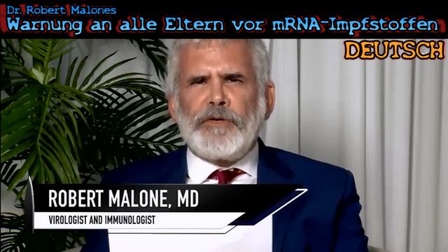 Dr. Robert Malones Warnung an alle Eltern vor mRNA-Impfstoffen