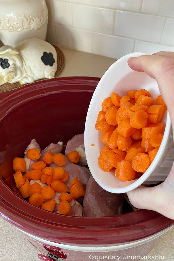 Adding Carrots To Chicken Soup