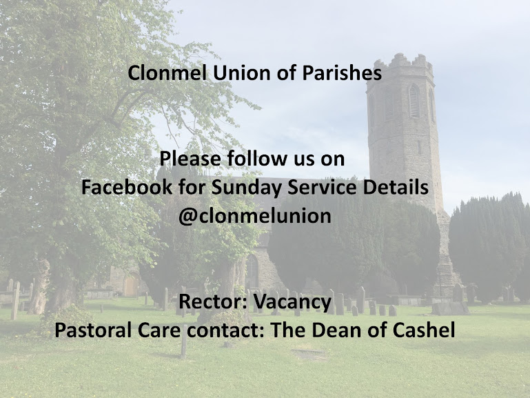 Sunday Service details can be found on @clonmelunion on Facebook