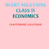 NCERT SOLUTIONS CLASS 11 ECONOMICS PDF