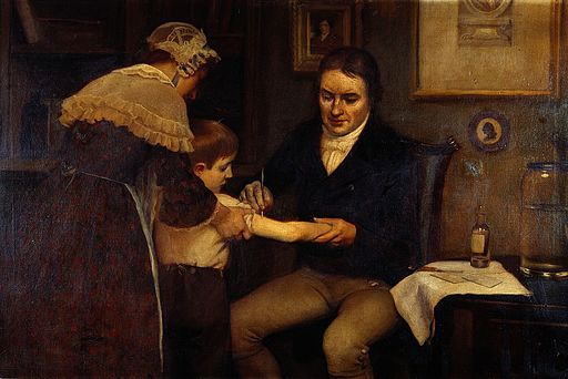Pierwsza szczepionka w historii szczepień to szczepionka przeciwko ospie.