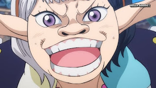 ワンピースアニメ 904話 ワノ国編 | ONE PIECE 百獣海賊団 真打ち スピード ウマ美 SPEED