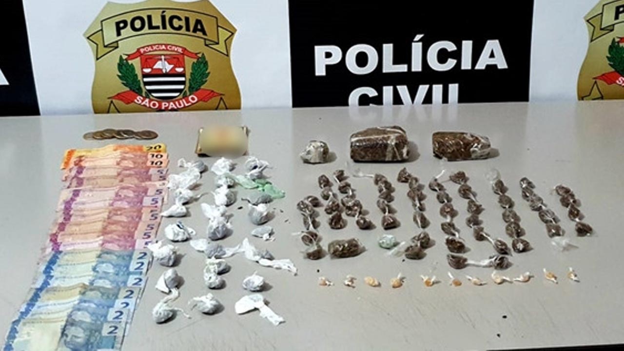 Dupla é presa por associação ao tráfico de drogas em Piratininga