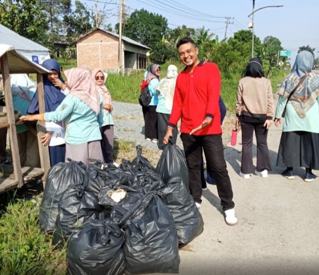 DLH Dharmasraya Gelar Goro Masal Dalam Rangka HPSN. 