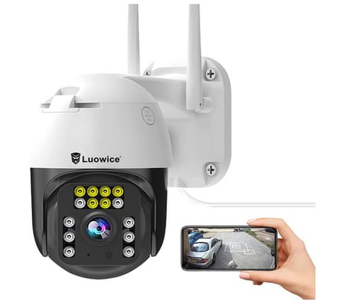 Luowice PTZ Security Camera 5MP FHD with Humaniod Detection