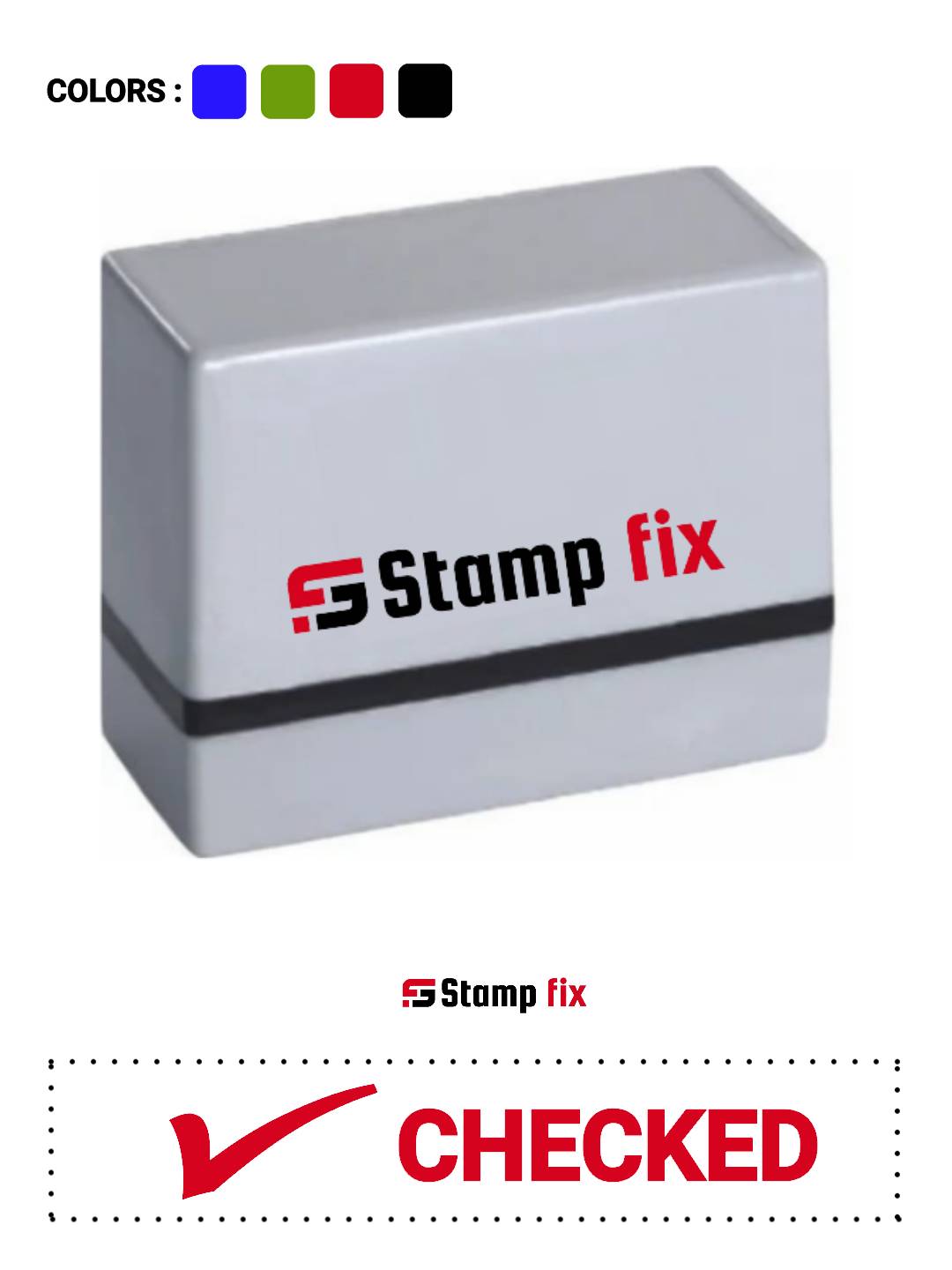 Pre Ink teachers checked stamp, tecahers stamp, school stamp, mark stamp, grade stamp, remark stamp , teachers easy stamp, teachers checking stamp, teachers marking stamp, Stamp by StampFix, a self-inking stamp with high-quality impressions
in India, nylon stamp, rubber stamp, pre ink stamp, polymer stamp, urgent stamp