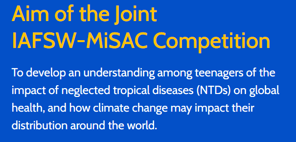Calling All Young Innovators: Join the IAFSW-MiSAC 2024 Competition on NTDs and Climate Change!