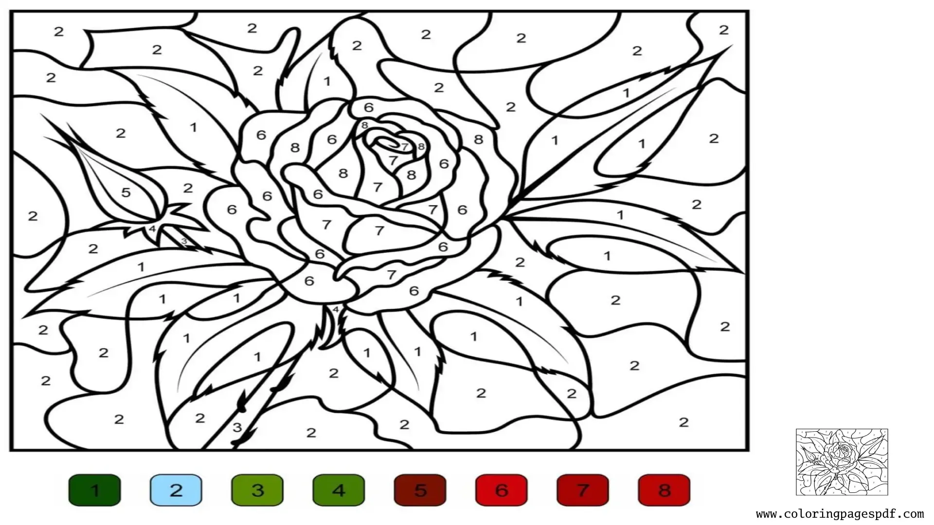Coloring Pages Of An Aesthetic Rose