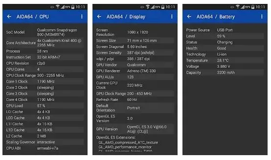 Aida64, aplikasi untuk memeriksa spek hp lengkap