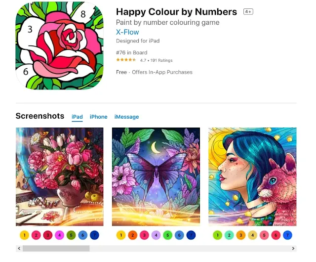 تطبيق Happy Color by Numbers