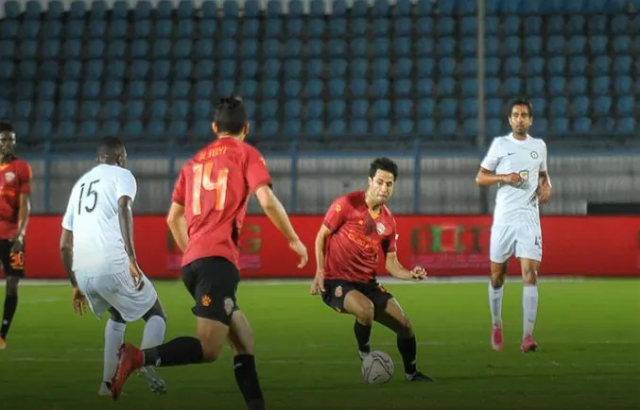 تفوق سيراميكا كليوباترا على البنك الاهلي في الشوط الاول