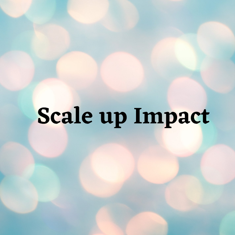 Jurnal 8 # Scale up Impact