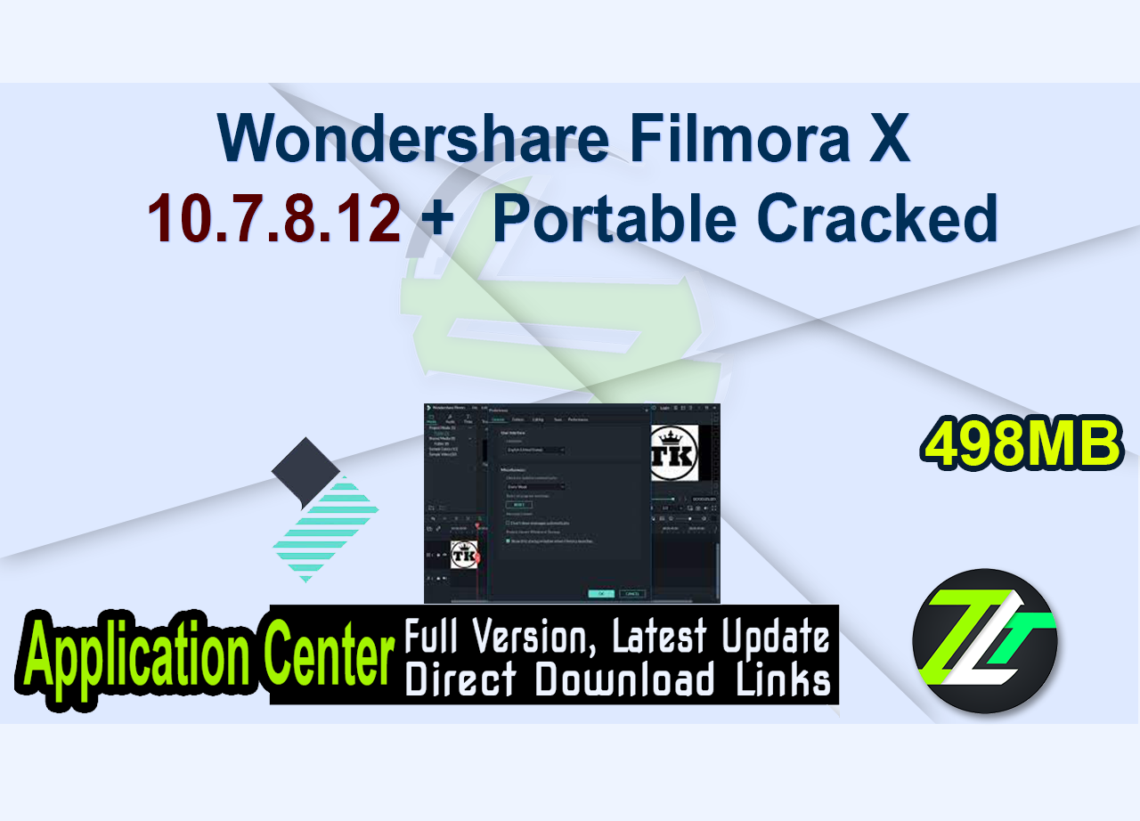 Wondershare Filmora X v10.7.8.12 (x64) Portable Cracked